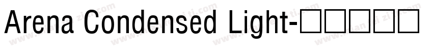 Arena Condensed Light字体转换